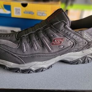 Skechers Black Slip-On Shoes